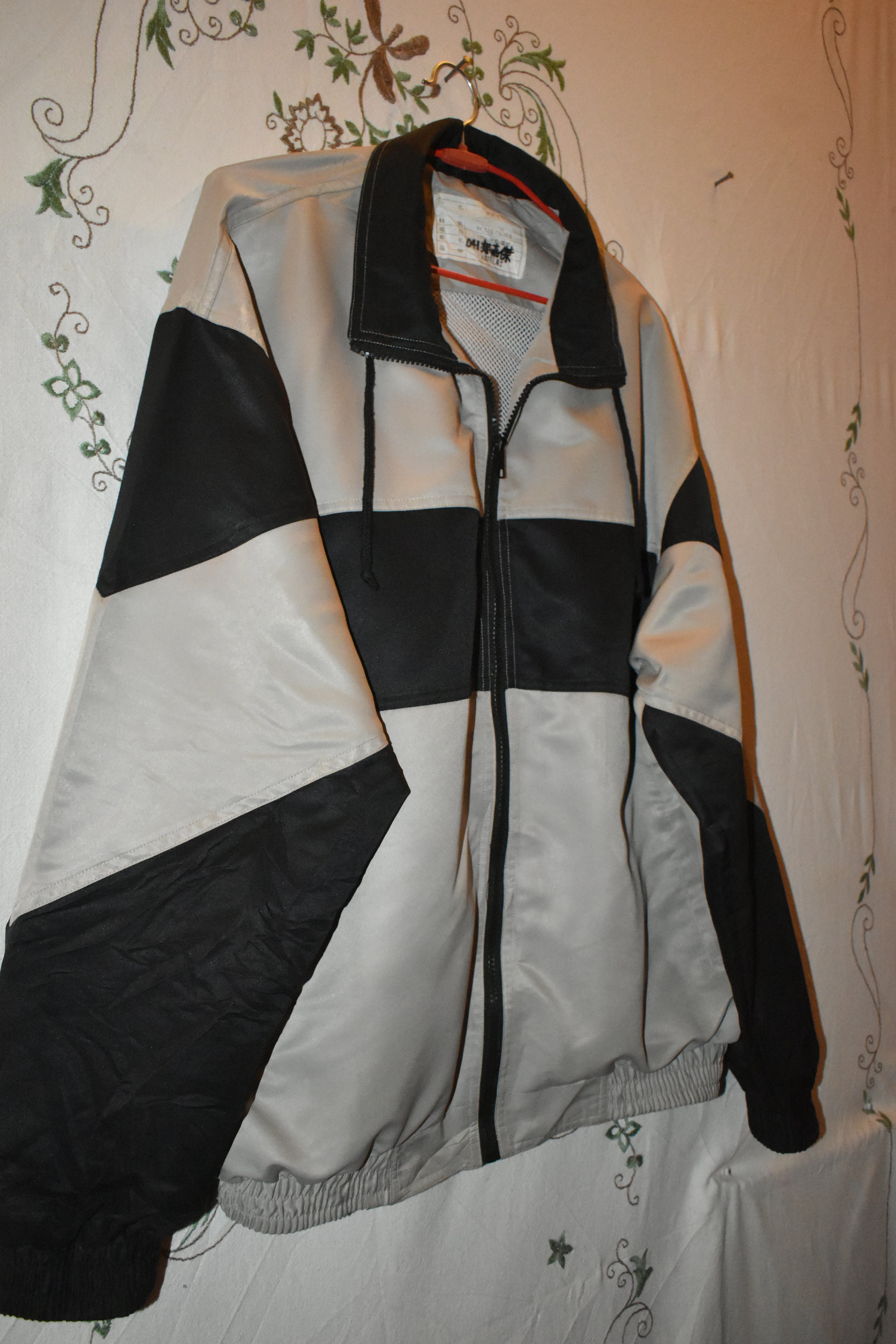 Black and Gray Jacket - Korean Free Size This versatile black and gray jacket