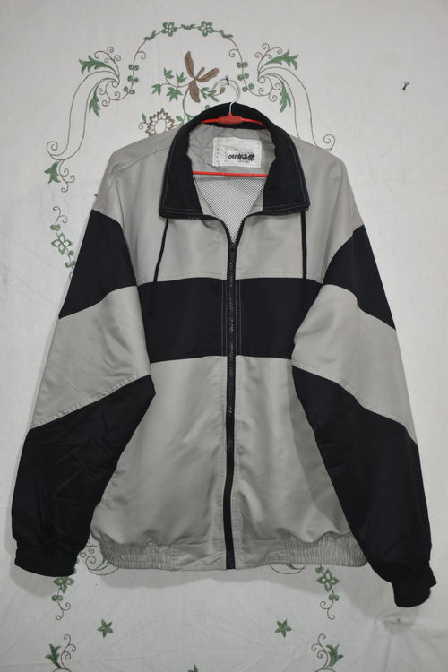 Black and Gray Jacket - Korean Free Size This versatile black and gray jacket